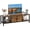 Brown, variant on 58 Inch TV Stand with Storage,TV Entertainment Center up to 65 Inch TV,Wooden TV Stand for Living Room, Bedroom,Two Closed Storage Spaces and Open Shelves