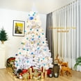 thumbnail image 4 of Costway 9Ft Hinged Artificial Christmas Tree Premium Pine Tree 2132 Tips w/Metal Stand, 4 of 10