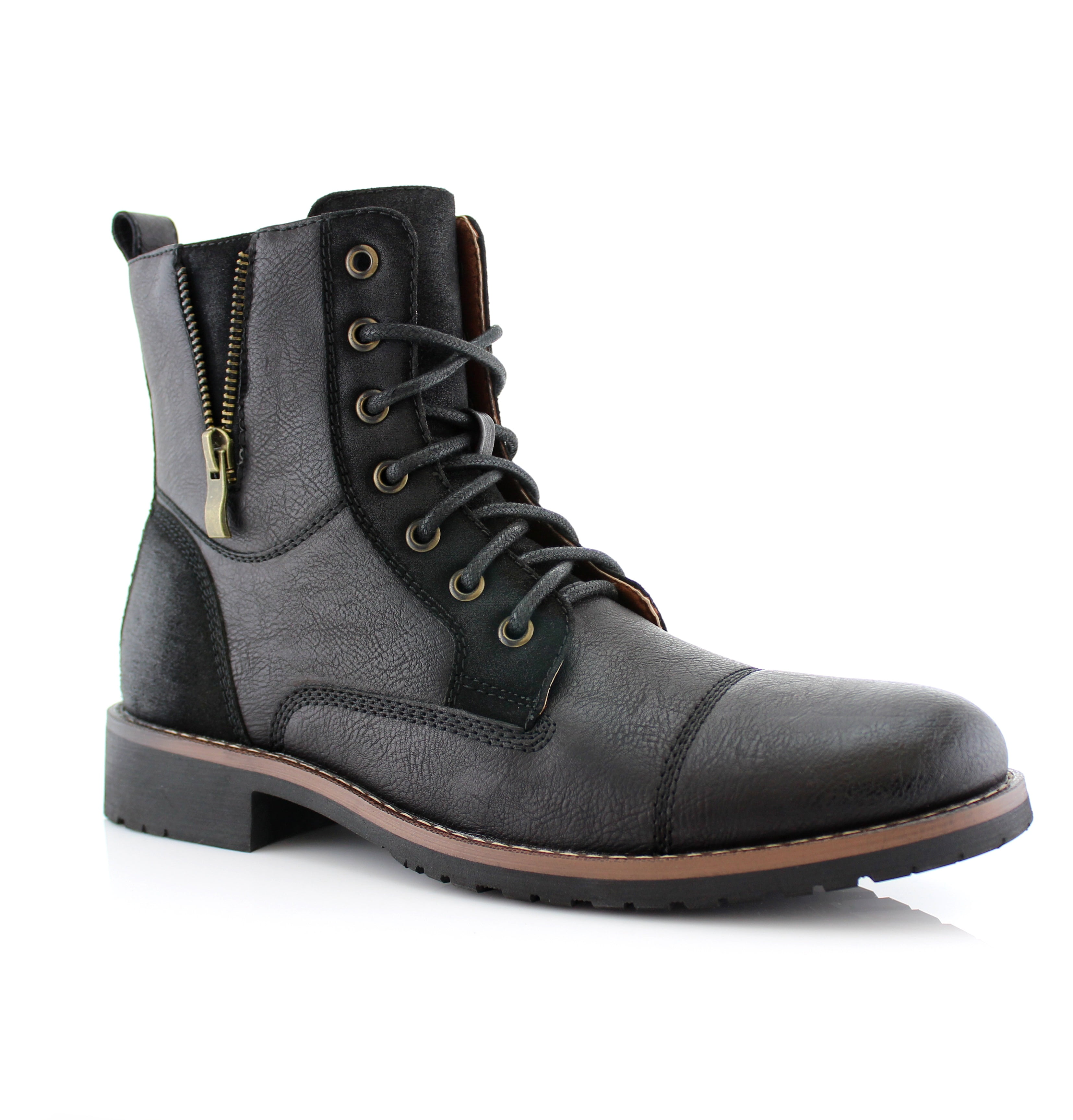 Ferro Aldo Stylish Zipper Boots for Work and Casual Wear -