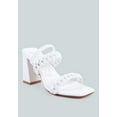 thumbnail image 6 of Arnie Braided Straps Block Heeled Sandals, 6 of 10