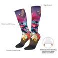 thumbnail image 4 of Goofa Trolls Band Together Pattern Adult Stockings, Color-Block Knee High Socks, Comfortable and Breathable, Soft and Stretchable, Sports, and Decoration, 4 of 6