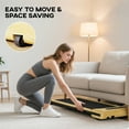 thumbnail image 6 of Walking Pad Treadmill Under Desk 2.5HP Quiet Motor Compact Walking Machine with Remote Control LED Display for Home Office Apartment Low Impact Cardio Space Saving Design 264 LB Capacity, 6 of 7