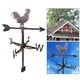 thumbnail image 4 of Hierro inoxidable Gallo veleta veleta jardín granja decoración decoraciones negro, 4 of 9