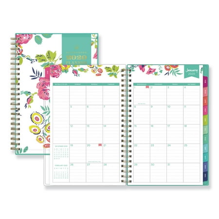 Day Designer 2021 Weekly & Monthly Planner, 5" x 8", Peyton White