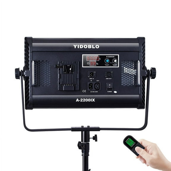 Yidoblo 70W A-2200IX Remote Control LED Video Studio Light for Photography