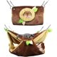 thumbnail image 1 of Small Animal Hammock - Hanging Bunk Bed and Warm Tunnel Hamster Nest Cage Squirrel Parrot Mouse Chinchilla Rat, 1 of 4