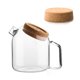 thumbnail image 1 of Hervidor frío de corcho creativo, hervidor frío de vidrio transparente espesado, hervidor de jugo de gran capacidad, hervidor de té, hervidor eléctrico de cerámica (tamaño pequeño 800ML), 1 of 11