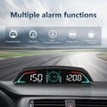 thumbnail image 4 of OBD2 Gauge Display,Head Up Display for Cars,Speedometer with Speed,Engine RPM,Clock,Overspeed Alarm,Water Temperature Alarm,Fatigue Driving Reminder,Fits Most Post-2008 Models, 4 of 8