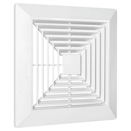 Bathroom Exhaust Fan Cover with Springs Replacement Parts for Square Ceiling or Wall-Mount Fan,