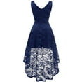 thumbnail image 4 of Market In The Box Women Lace Dress Hi-Lo Maxi Formal Cocktail Wedding Party Dress, 4 of 6