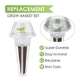 thumbnail image 5 of Garden Accessories Plant Pod Kit Including 30 Pieces Grow Baskets 30 Pieces Transparent Insulation Lids 30 Pieces Labels, 5 of 5