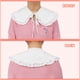 thumbnail image 3 of 1 pieza de cuello falso con volantes, cuello falso decorativo para suéter, vestido, cuello falso, accesorio de ropa para mujer, 3 of 8