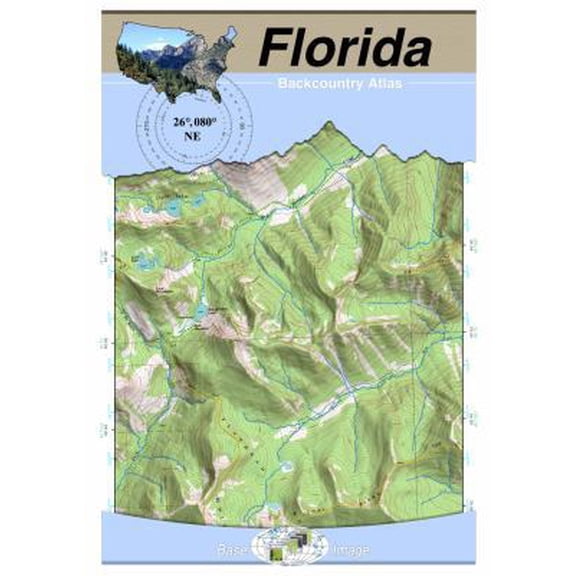Pre-Owned 26°080° NE - West Palm Beach, Florida Backcountry Atlas (Topo) (Paperback) 1982300159 9781982300159