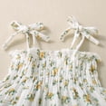 thumbnail image 5 of Toddler Girl Clothes Layered Ruffle Top Floral Shorts Cute Toddler Girls Summer Outfits 2Pcs Clothing Set Girls Summer Set 3-24 Months,3-6 Months, 5 of 8