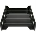 thumbnail image 4 of (2 pack) Business Source, Front-Load Stackable Letter Tray, 1 Each, Black, 4 of 5