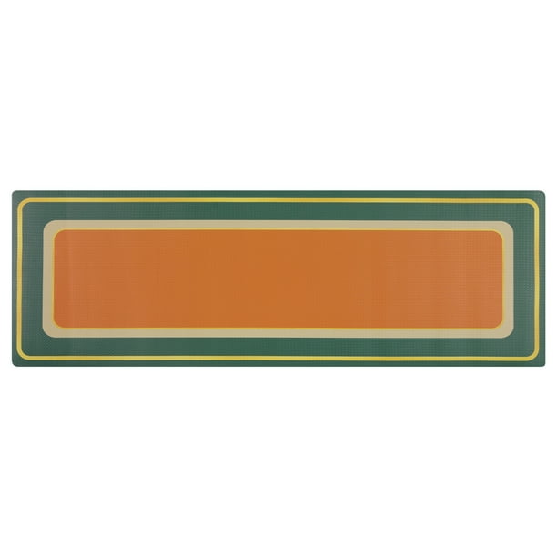 Alfombrillas de cocina REGALWOVEN y tapetes de cocina antideslizantes, lavables a máquina, tapetes de pie verdes de 18" x 48"