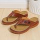 thumbnail image 4 of 2023 nuevas chanclas planas para mujer, zapatillas antideslizantes, cuñas gruesas sólidas, sandalias femeninas de verano para playa, zapatos casuales y cómodos para mujer, 4 of 5