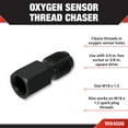 thumbnail image 2 of Performance Tool W84006 Oxygen Sensor Thread Chaser - M18 x 1.5 Size, Use with 3/4-Inch Hex Socket or 3/8-Inch Square Drive, 2 of 4