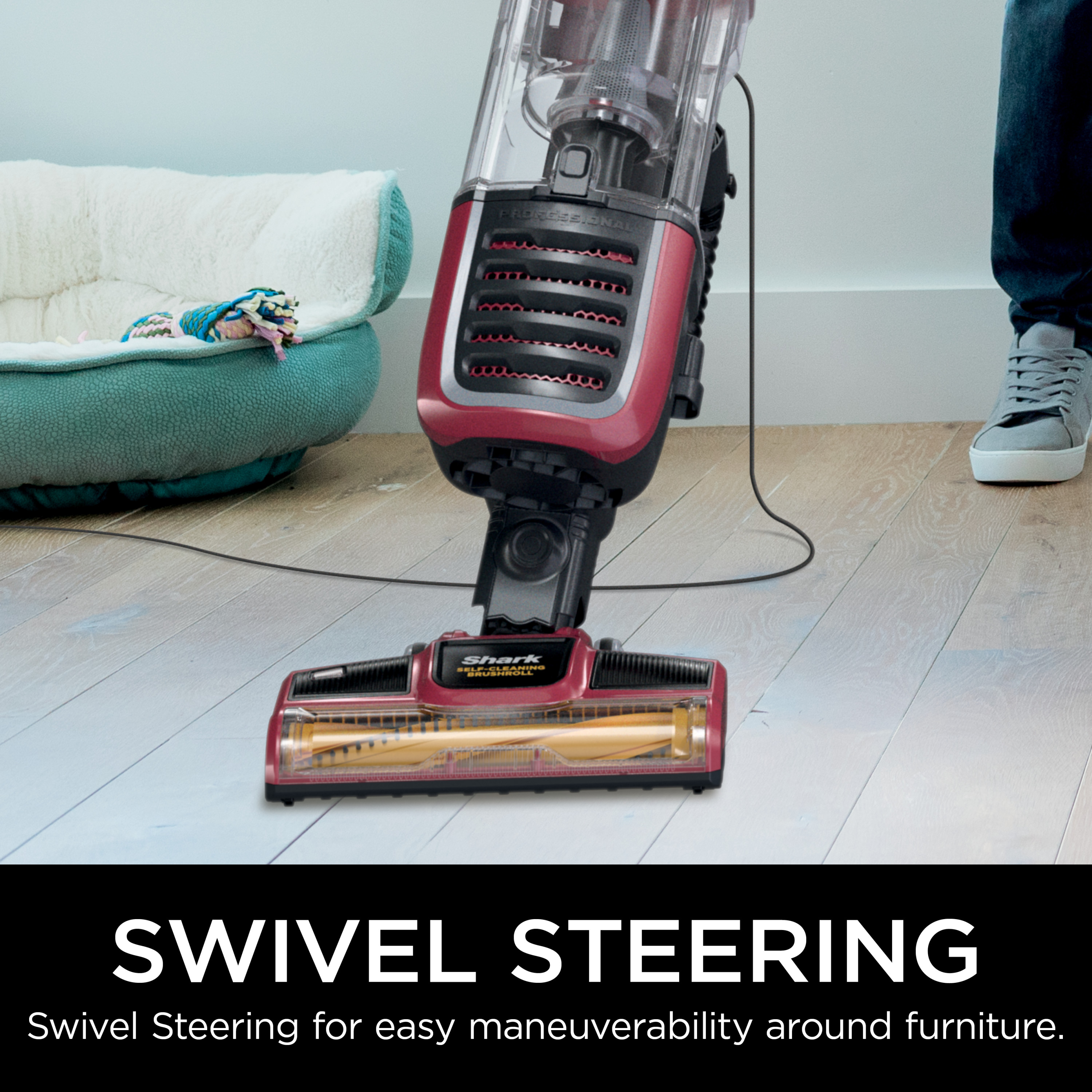 Shark Pro Swivel Pet Upright Vacuum with Self-Cleaning Brushroll CU50WM - image 4 of 8
