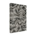 thumbnail image 4 of Canvas Wall Art - Treechild 'Black And White Net Pattern' Wall Art for Living Room, Bedroom, or Office D?cor by Trademark Fine Art - 16 x 24 Inches, 4 of 4