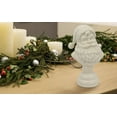 thumbnail image 6 of Santa Bust, Christmas Tabletop Decoration, White Resin Holiday Figurine ,Classic Santa Claus Bust ,Elegant Christmas Table Decor 25 cm/9.84 Inch, 6 of 6