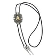 thumbnail image 1 of 2x Vintage Western Cowboy Resin Gem Bolo Tie Rodeo Bootlace Tie Dance Yuyangstore Corbata Bolo Occidental, 1 of 5