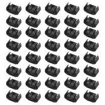 40Pcs Double Brake Line Clip Brake Line Holder 4.75mm Black FOR SKODA A4 / S4 / A6