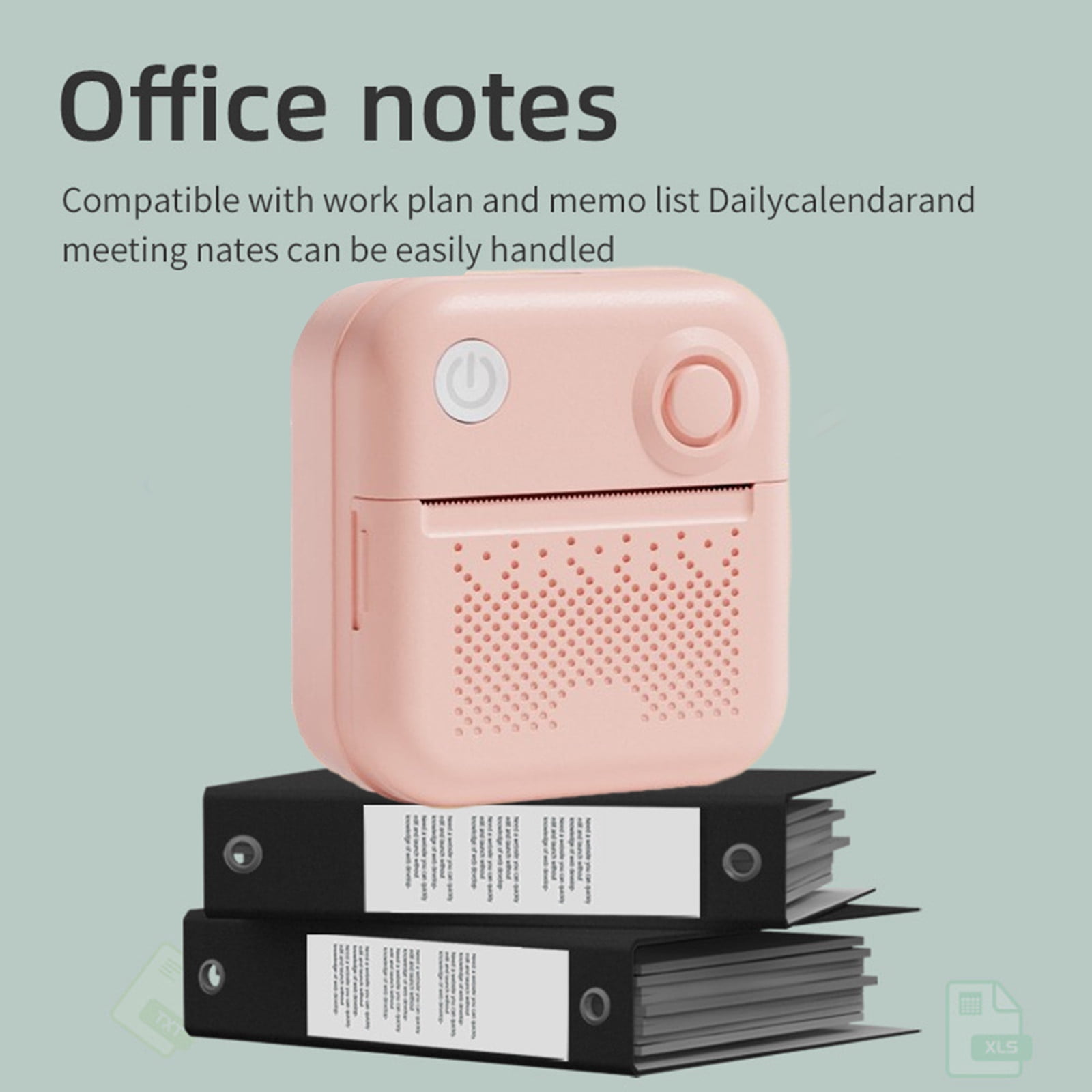 RAPOBRIX Label Maker Machine, Portable Small Bluetooth Thermal Label Printer, Mini Printer Wireless Labeler for Small Business Tape Barcode Storage Mailing Office Home School