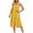 Yellow, variant on AJTQTH Plus Size Jumpsuit for Women Stylish Solid Spaghetti Straps Scoop Neck Short Rompers Wide-Leg Flared Loose Casual One-Piece Overalls Black XL