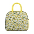 thumbnail image 2 of Lunch Bag Lunch Box for Women Reusable Insulated Lunch Bags,Water-Resistant Lemon Yellow Cooler Lunch Tote Bag, Large Capacity for Work Travel Picnic, 2 of 6