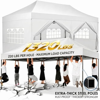 Coleman 15' x 15' Emerald & Green Dome Outdoor Canopy, Portable