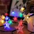 thumbnail image 3 of Star Twinkle Lights Luces De Estrella A Prueba De Agua Con Energía Solar Con 8 Modos De Iluminación Para Año Nuevo Fiesta De Acción De Gracias Fiesta De Vacaciones Boda Patio Jardín Hogar Eigraketly HA026797-02, 3 of 7