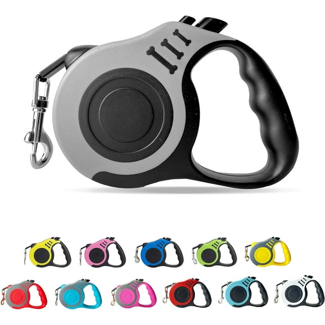 Retractable Dog Leash Automatic Telescopic Tractor Dog Tape, Pet Tape 10/16 FT Durable and Convenient, with Non-Slip Handle, Suitable for Small and Medium-Sized Dogs