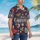 thumbnail image 3 of Fotbe Merry Christmas Camisa Hawaiana para Hombre Unisex – Camisa Casual de Verano con Botones de Manga Corta de Algodón y Lino,3X-Large, 3 of 7