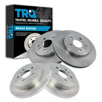 TRQ Front & Rear Brake Rotors Set Fits Select 1998-2003 Mercedes-Benz ML320 2003-2005 ML350 1999 ML430