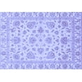 thumbnail image 1 of Ahgly Company Machine Washable Indoor Rectangle Abstract Blue Modern Area Rugs, 2' x 4', 1 of 4