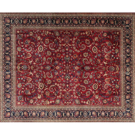 Ahgly Company Indoor Rectangle Traditional Dark Gold Brown Persian Area Rugs, 2' x 3'