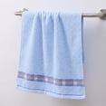 thumbnail image 3 of Aufmer Simple Three Tone Household Daily Towel Fast Water Evaporation Soft Texture Making For Bathroom Kitchen Gym Leisure Daily Wiping Scene Use, 3 of 6