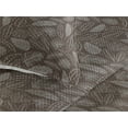 thumbnail image 3 of Ambesonne Exotic Quilted Bedspread Set 3 Pcs, Hawaii Minimalist Leaves Art, Twin, Brown White, 3 of 4