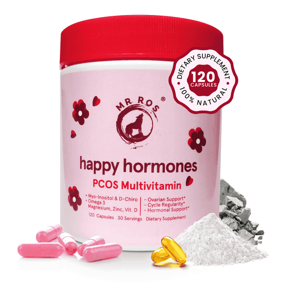 Mr Ros Happy Hormones PCOS Multivitamin Capsules, 60 Count