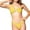 Yellow, variant on MSJUHEG Boho Swimsuits for Women,Bikinis Set,Bathing Suits for Women,Tie Back Bathing Suit,High Cut Swimsuit,Push Up,High Waisted Bikini Sets for Women Pink L