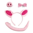 thumbnail image 3 of Disfraz de cerdo jinwen traje de cosplay Orejas Diadema Nariz Pajarita, 3 of 8