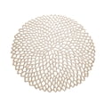 thumbnail image 1 of Cateissary Posavasos redondos para decoración de cocina, manteles aislantes para mesa, manteles individuales de plástico para mesa, manteles Mostrada Dorado champagne Cateissary HA2866-03B, 1 of 1