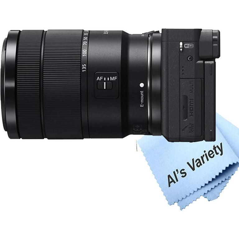 Sony Alpha a6400 Mirrorless Camera with 18-135mm Lens, 64GB Memory