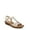 Porcelain Beige, variant on SOUL Naturalizer Womens Summer Strappy Flat Sandals - Medium & Wide Width