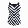 thumbnail image 4 of HCNTES Womens Tankini Bathing Suit Modest Two Piece Swimsuit Ruffle V Neck Swim Tank Top with High Waisted Bottom(XXL,a161-Black), 4 of 9