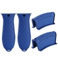 thumbnail image 1 of fastboy 1/2 4pcs/set Pot Silicone Handle Covers Heat-resistant Kitchen Cooking Accessory Blue 1 Pc, 1 of 6