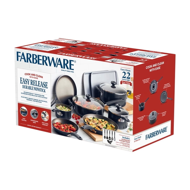 Farberware 22-Pc Set - Cookware supply chain - Walmart Business