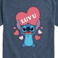 thumbnail image 3 of Lilo & Stitch - Luv U - Men's Short Sleeve Graphic T-Shirt, 3 of 5