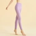 thumbnail image 2 of XuJwPNcy Thermal Leggings for Women Fleece Lined Thermal Underwear Bottoms Long Pants Warm Pants for Cold Weather（Purple,3X-Large), 2 of 5
